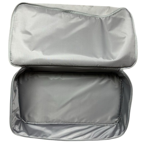 BÉIS The Weekender Travel Bag Gray Bottom Compartment Carry On Luggage - Picture 6 of 13